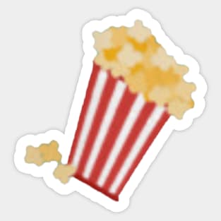 Pop Corn pattern Sticker